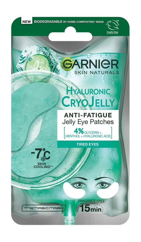 Garnier Skin Naturals Hyaluronic Cryo Jelly Anti-Fatigue Eye Patches