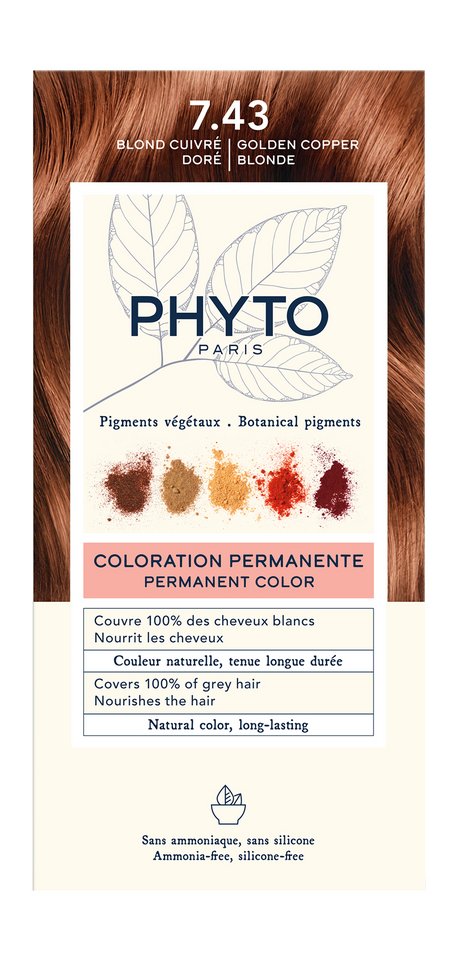 Phyto 7.43 Phytocolor Copper Golden Blonde