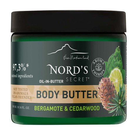 Nord's Secret Body Oil-in-Butter Bergamote & Cedarwood