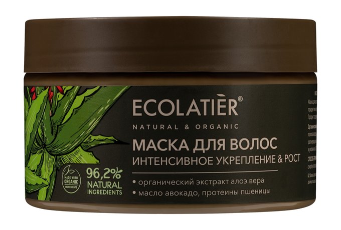 Ecolatier Organic Aloe Vera Интенсивное укрепление & Рост Маска