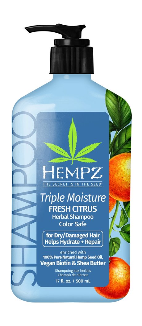 Hempz Triple Moisture Fresh Citrus Herbal Shampoo