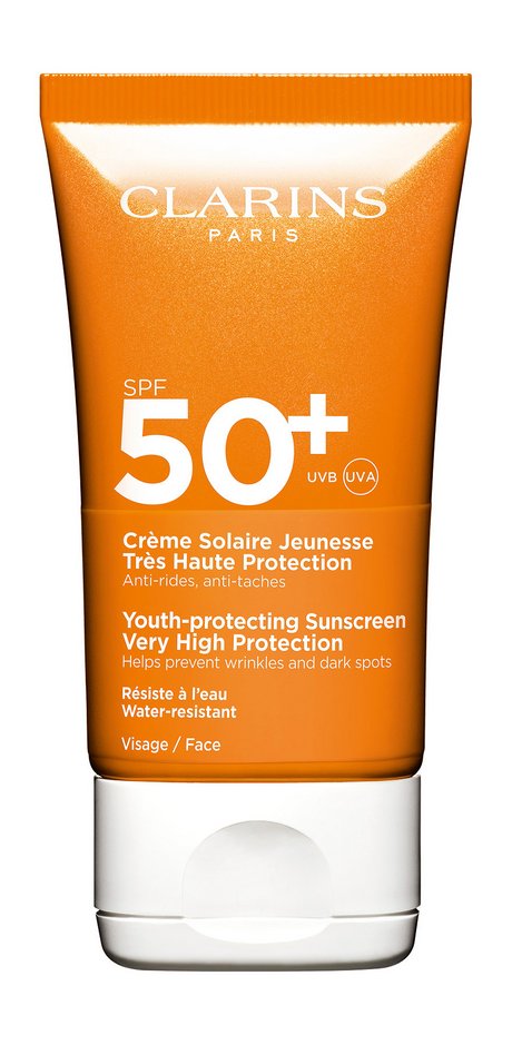 Clarins Youth-protecting Sunscreen Very High Protection SPF 50+ — цена и наличие Clarins Youth-protecting Sunscreen Very High Protection SPF 50+