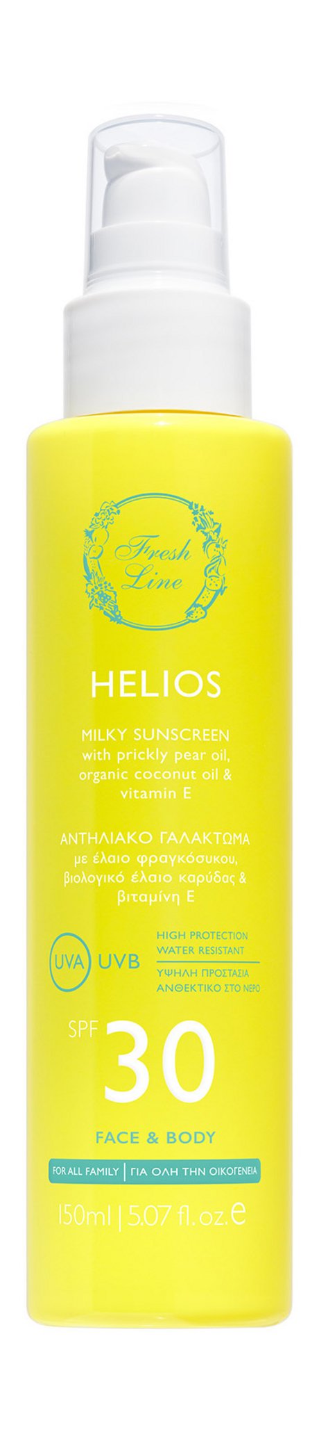 Fresh Line Helios Milky Suncreen Face & Body SPF 30