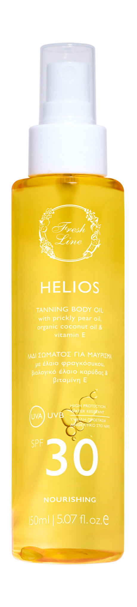Fresh Line Helios Tanning Body Oil SPF 30