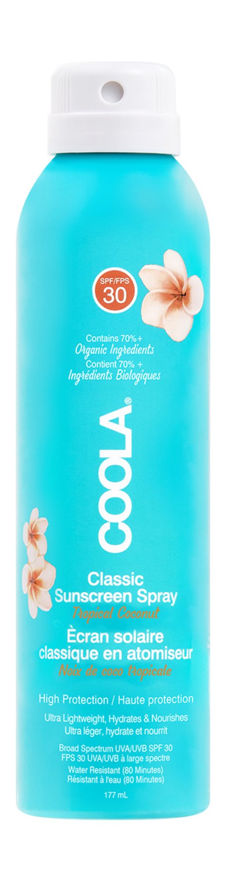 Coola Classic Sunscreen Spray SPF 30 Tropical Coconut