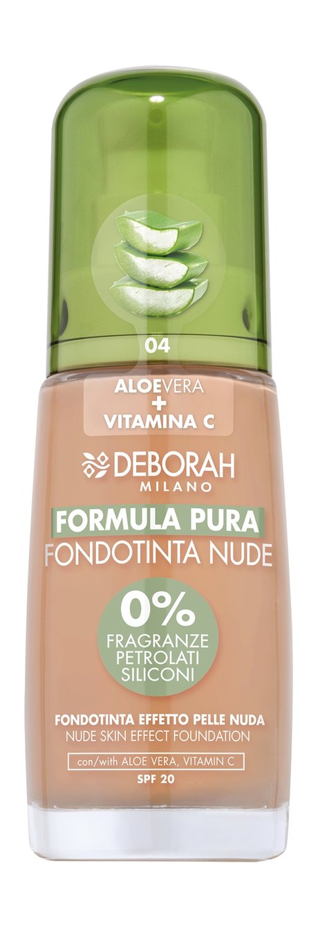 Deborah Milano Formula Pura Nude Skin Effect Foundation SPF 20