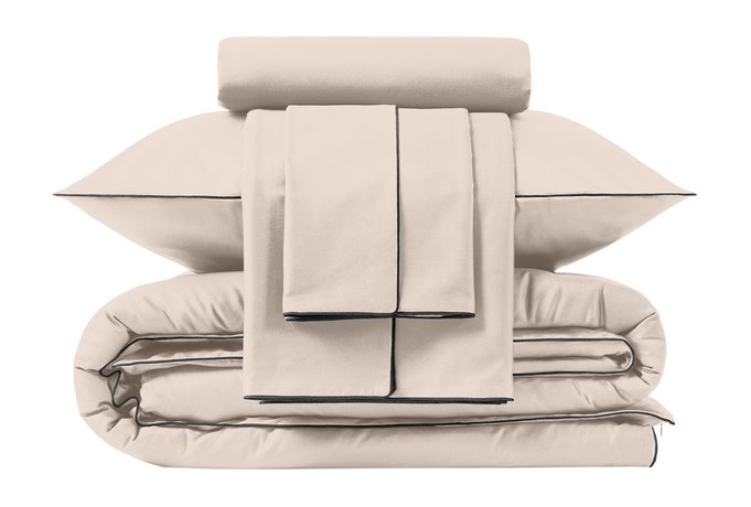 Soft Silver Песчаный берег Комплект постельного белья