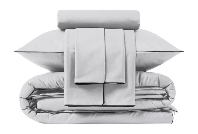 Soft Silver Благородное серебро Комплект постельного белья