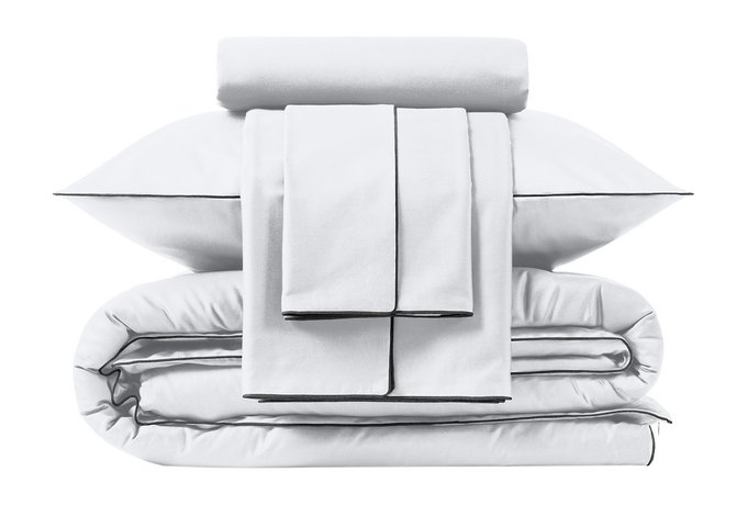 Soft Silver Альпийский снег Комплект постельного белья