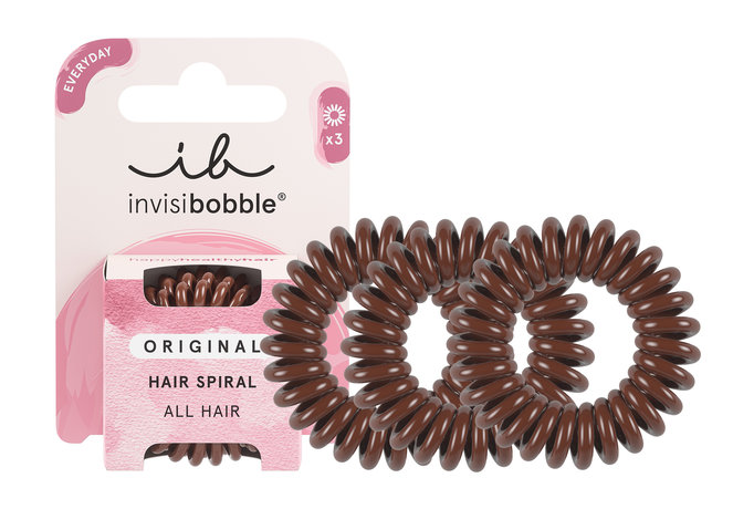 Invisibobble Original Hair Spiral Pretzel Brown