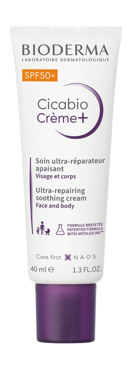 Bioderma Cicabio Creme+ Ultra-repairing Soothing Cream SPF 50+