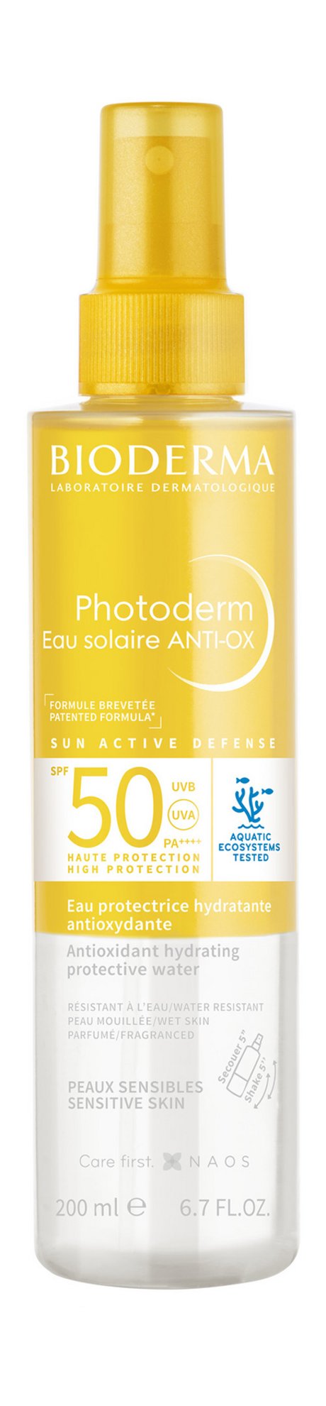 Bioderma Photoderm Eau Solaire Anti-Ox High Protection SPF 50+