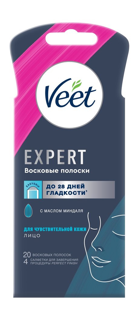 Veet Expert Восковые полоски Для чувствительной кожи Лицо