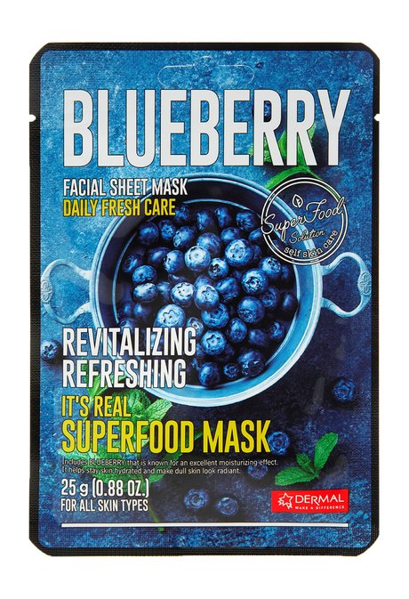 Dermal Blueberry It's Real Superfood Mask