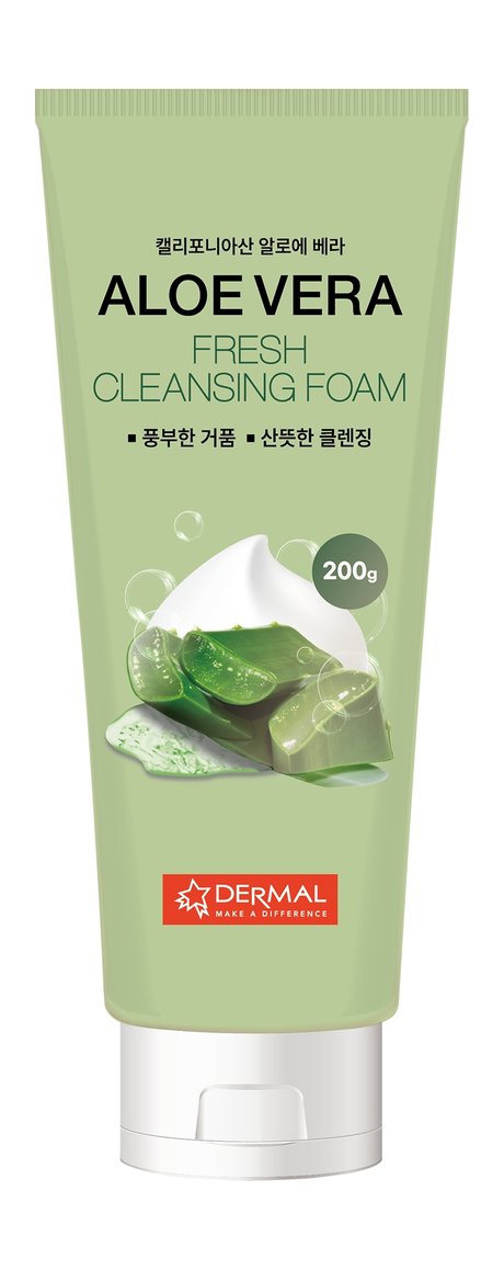 Dermal Aloe Vera Fresh Cleansing Foam
