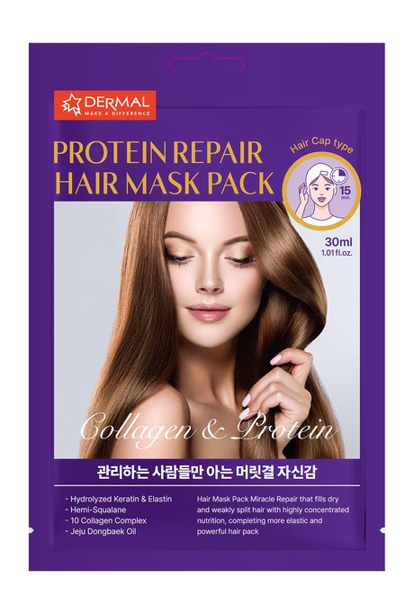 Dermal Protein Repair Hair Mask Pack