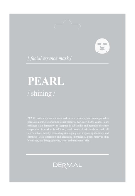 Dermal Encyclopedia Pearl Facial Essence Mask