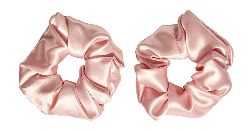 Ayris Silk Резинки Широкие Розовая пудра