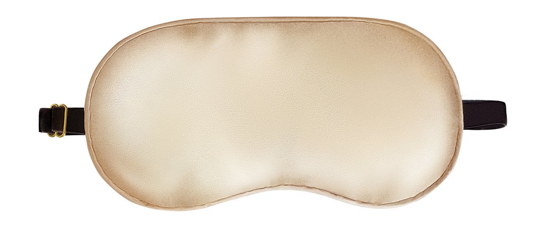 Ayris Silk Маска для сна Классический бежевый