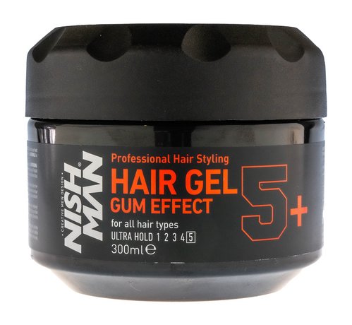 Nishman Gum Effect Hair Gel 5+ Ultra Hold
