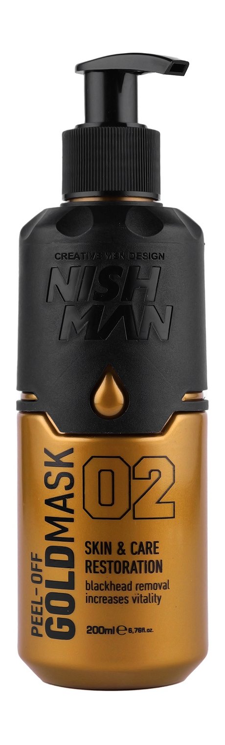 Nishman Peel-Off Gold Mask 02