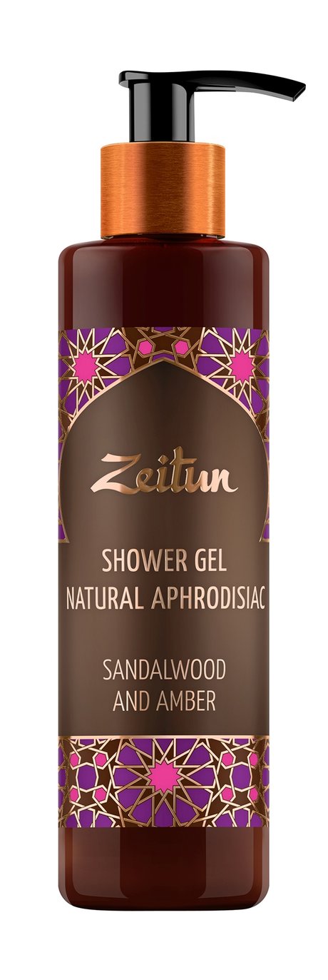 Zeitun Natural Aphrodisiac Sandalwood And Amber Shower Gel
