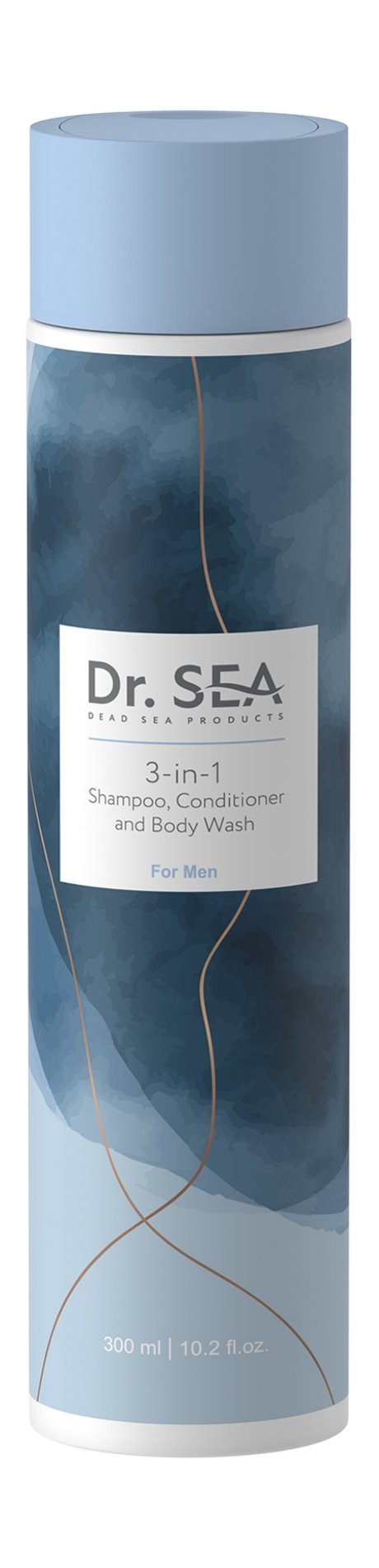 Dr.Sea Men 3-in-1 Shampoo, Conditioner and Body Wash