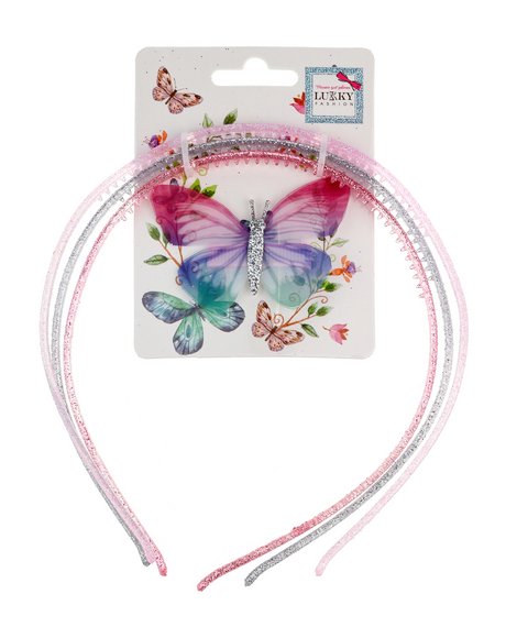 Набор из заколки и трех ободков для волос Lukky Набор аксессуаров для волос