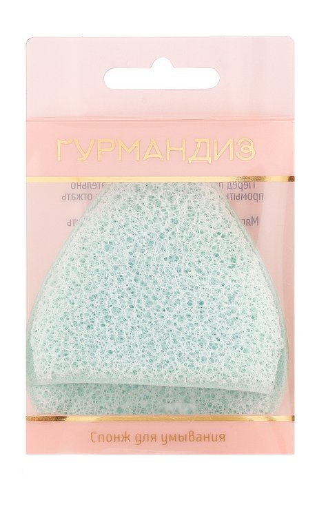 Гурмандиз Спонж для умывания Сердце Голубой