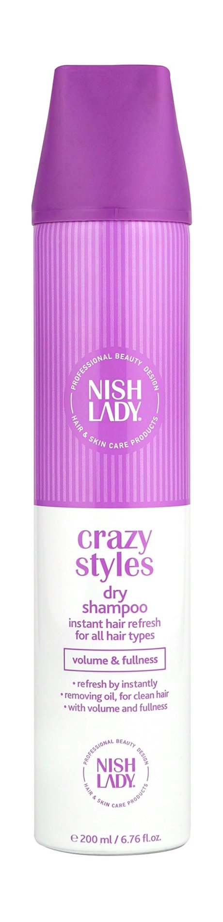 Nishlady Crazy Styles Volume & Fullness Dry Shampoo