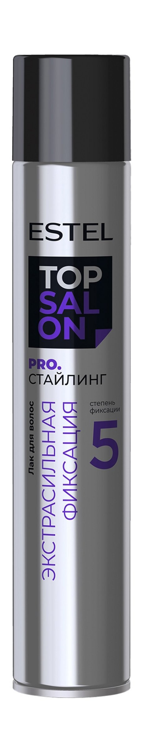 Estel Top Salon Pro.Стайлинг Лак для волос Экстрасильная фиксация 5