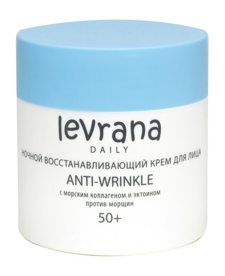 Levrana Daily Anti-Wrinkle Ночной восстанавливающий Крем для лица 50+