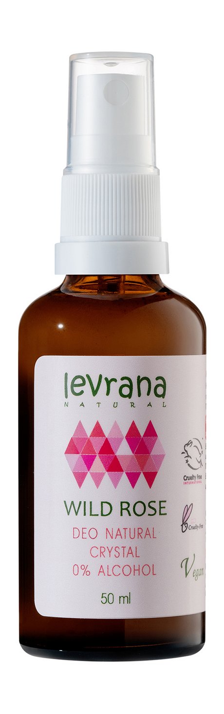 Levrana Deo Natural Crystal 0% Alcohol Wild Rose