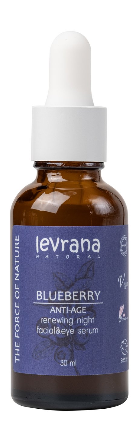 Levrana Blueberry Anti-Age Renewing Night Facial & Eye Serum