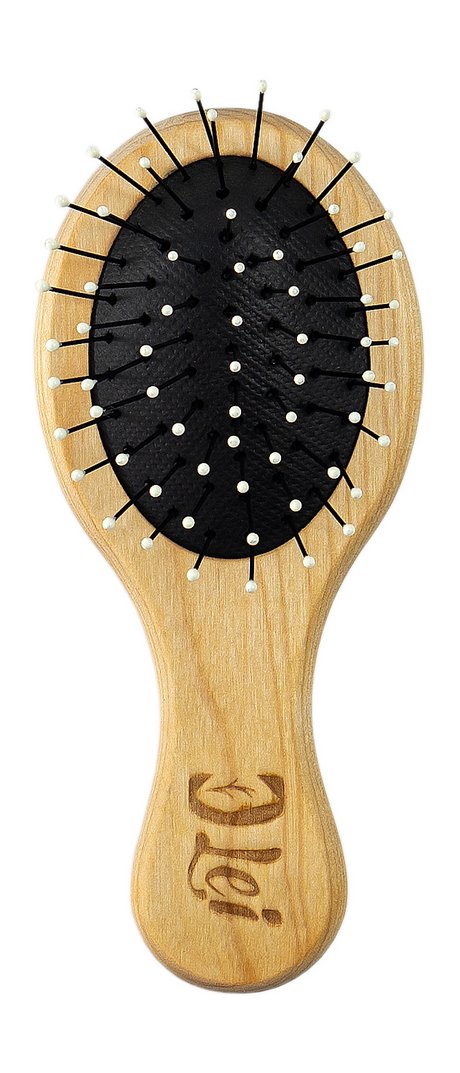 Lei Расческа массажная Дерево-черный Мини