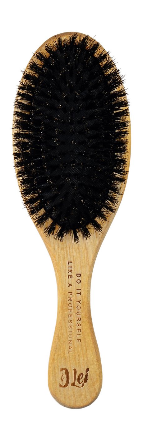 Lei Расческа массажная Дерево Натуральная щетина