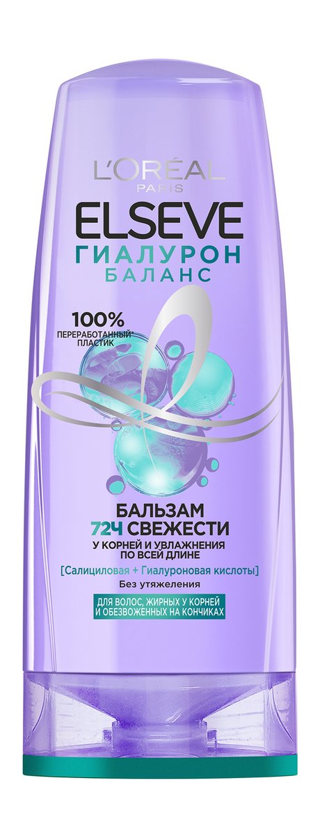 L'OREAL PARIS L’Oreal Elseve Гиалурон баланс 72ч свежести Бальзам — цена и наличие L'OREAL PARIS L’Oreal Elseve Гиалурон баланс 72ч свежести Бальзам