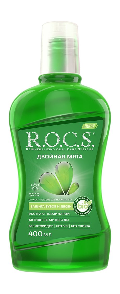 R.O.C.S. Двойная мята Ополаскиватель