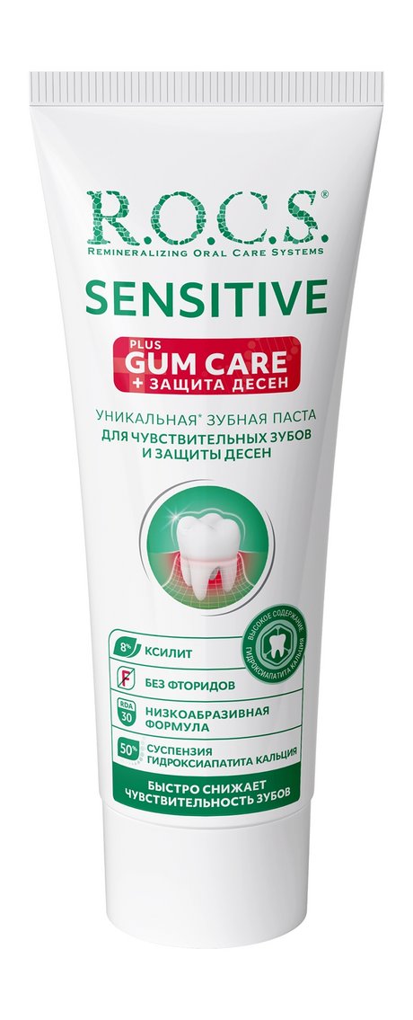 R.O.C.S. Sensitive Plus Gum Care Зубная паста
