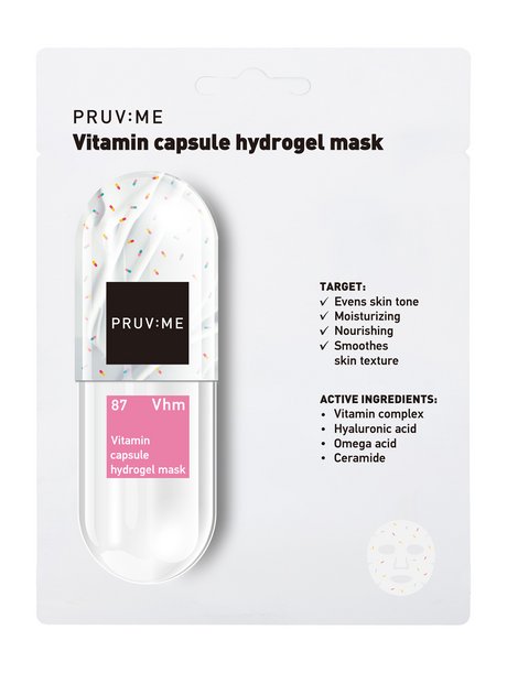 Pruv:Me Vhm 87 Vitamin Capsule Hydrogel Mask