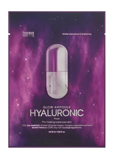 Tenzero Glow Ampoule Hyaluronic Mask