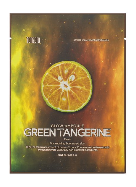 Tenzero Glow Ampoule Green Tangerine Mask