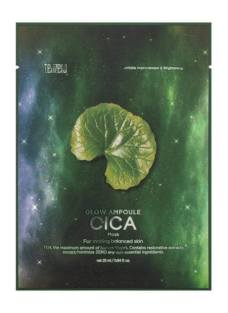 Tenzero Glow Ampoule Cica Mask