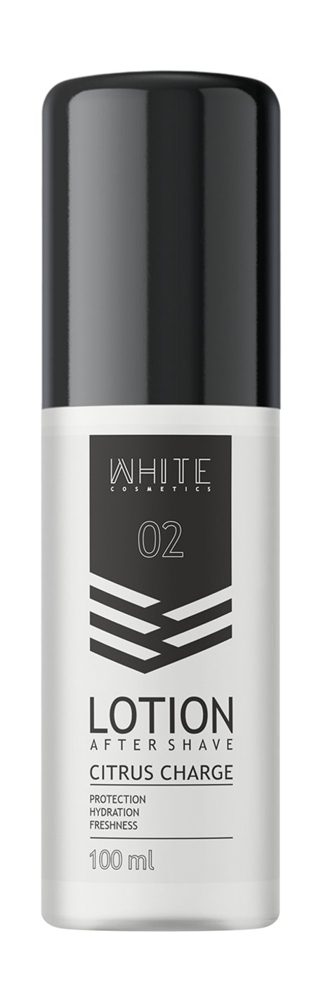 White Cosmetics 02 Citrus Charge Aftershave Lotion