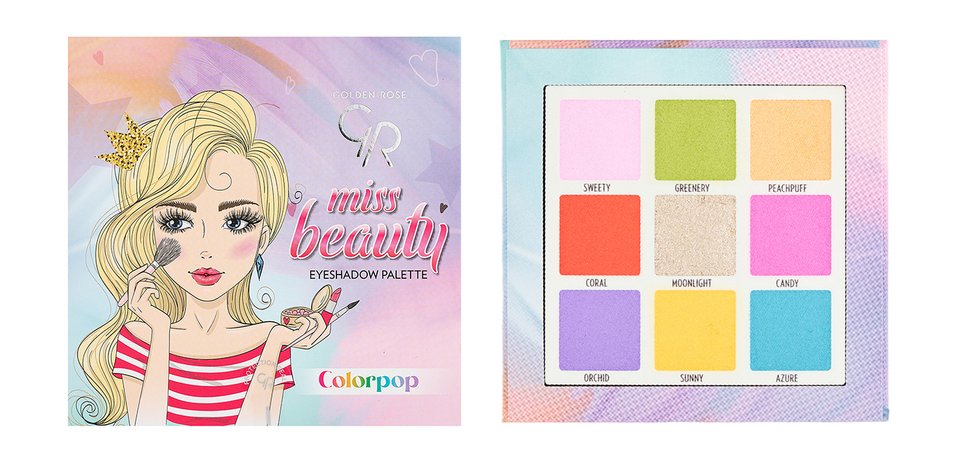 Golden Rose Miss Beauty Eyeshadow Palette: Colorpop