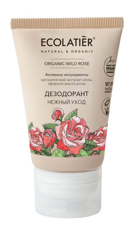 Ecolatier Organic Wild Rose Дезодорант Нежный уход