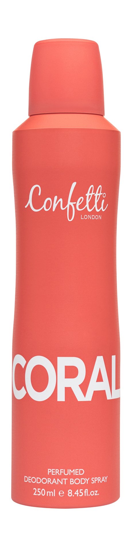Confetti London Pastel Coral Perfumed Deodorant Body Spray — цена и наличие Confetti London Pastel Coral Perfumed Deodorant Body Spray