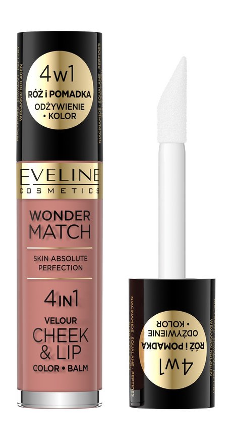 Eveline Wonder Match 4-in-1 Velour Cheek & Lip Color Balm