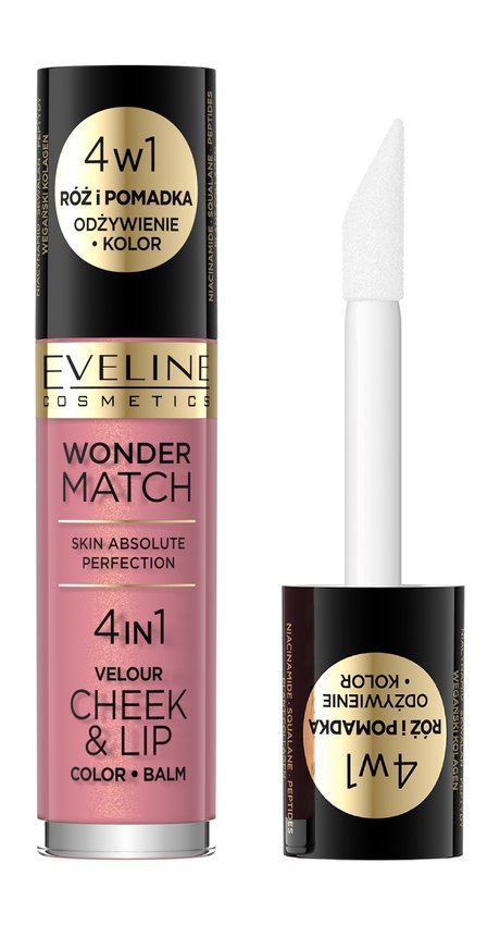 Eveline Wonder Match 4-in-1 Velour Cheek & Lip Color Balm — цена и наличие Eveline Wonder Match 4-in-1 Velour Cheek & Lip Color Balm