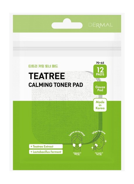Dermal Teatree Calming Toner Pad
